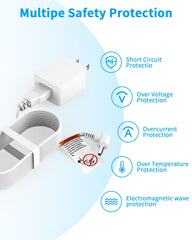 HelloBaby travel-friendly split design keeps charger compact for on-the-go use.