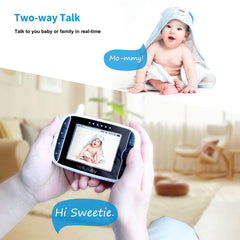 HelloBaby monitor remote PTZ showcases wide-angle coverage for attentive watching
