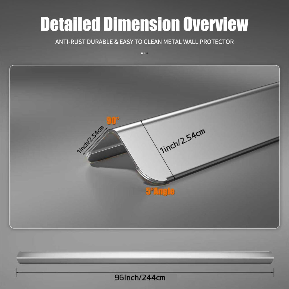 HelloaySen corner guards with folded-edge design resist deformation under impact.