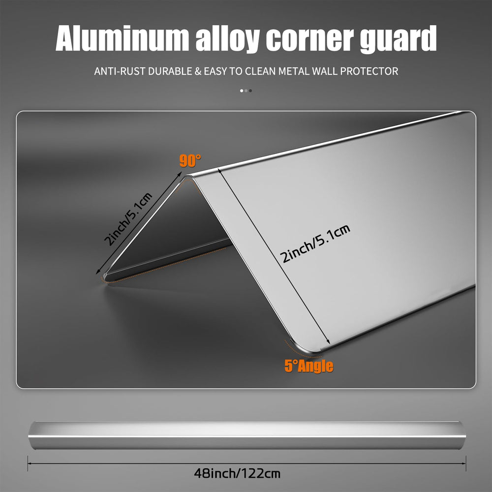HelloaySen corner guard adhesive install demonstrates versatile mounting on smooth walls.