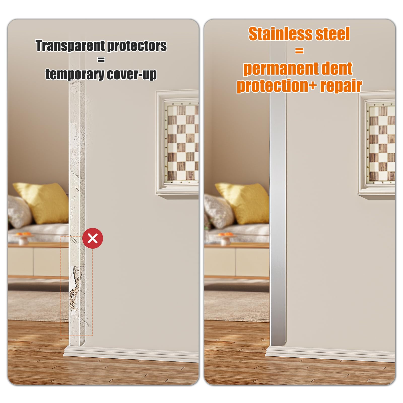 HelloaySen installation-methods image shows tape, glue, or screws for versatile mounting.