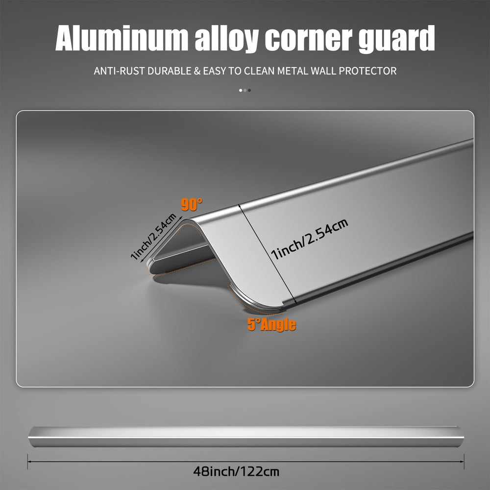 HelloaySen stainless steel corner guard with rounded edge adds safe, smooth corners for families