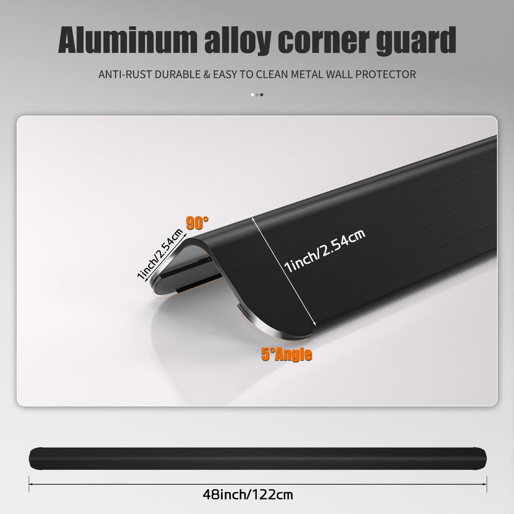 HelloaySen stainless steel wall corner guard with folded edge enhances durability in busy environments.