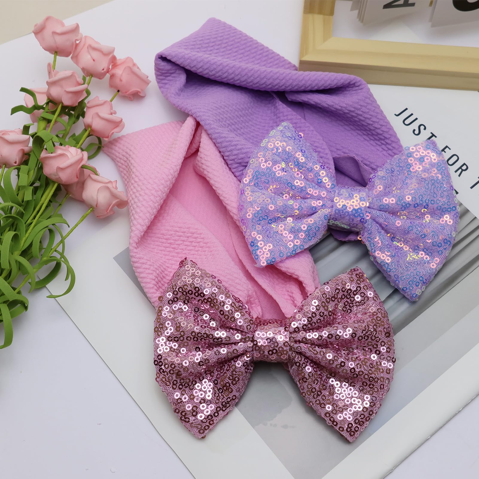 HELYKAKA hairband daily-outfit inspiration, two-color set complements many looks