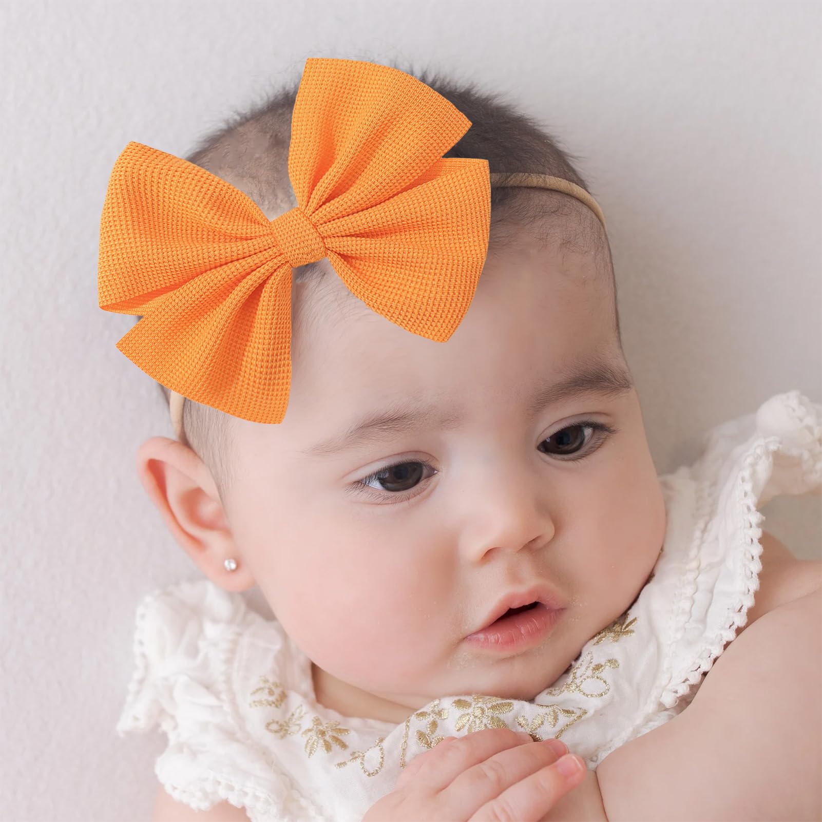 HELYKAKA one-size-fits-all headbands covering newborns to toddlers