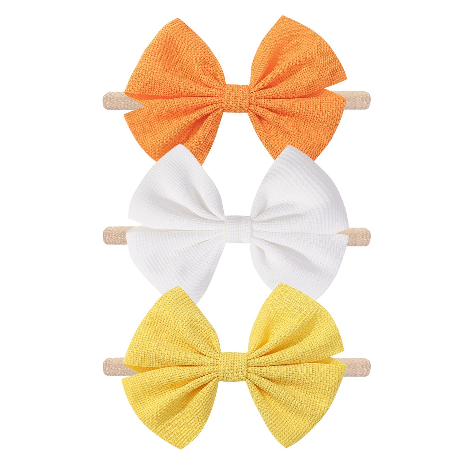 HELYKAKA Thanksgiving bows set in three colors for fall outfits and events
