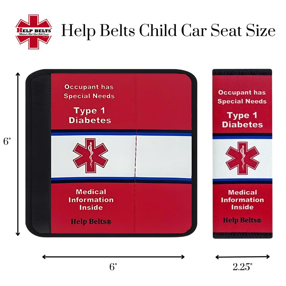 Help Belts emergency info pocket open shows accessible medical details on the go.