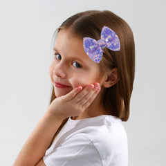 HELykaka glitter hair bows with alligator clip for quick styling and reliable grip