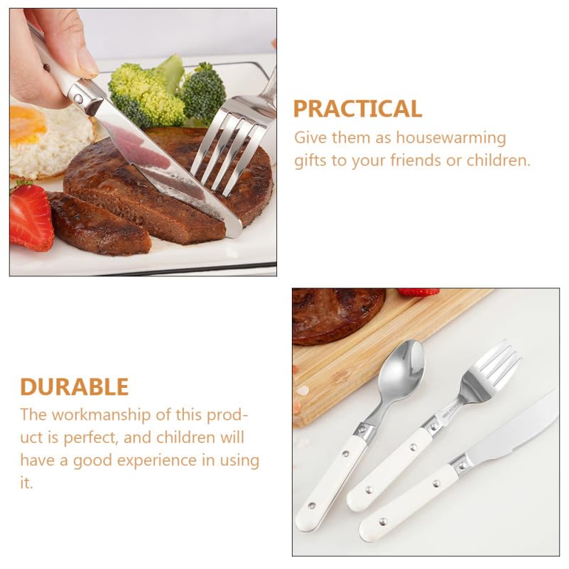 Hemoton 9-piece knives close-up with compact size supports easy handling for preschoolers.
