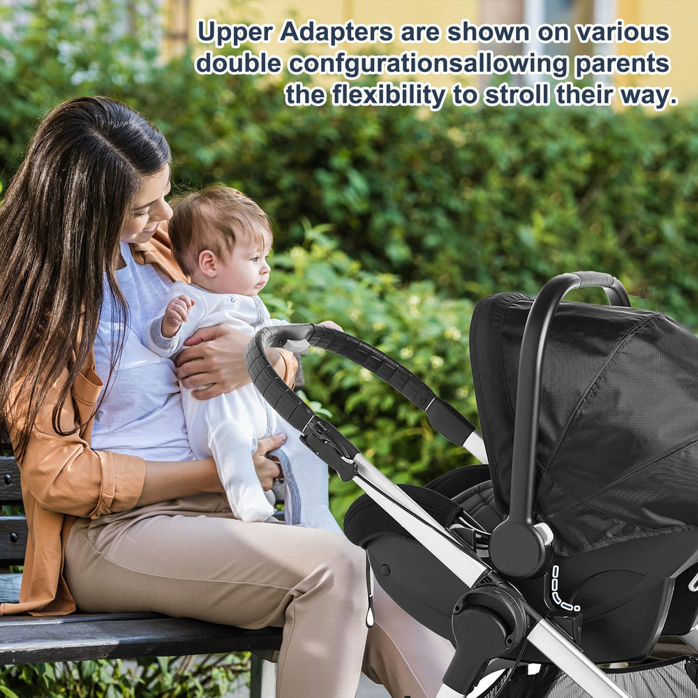 On-the-go use with Henkgo adapter for Graco car seats on City Select.