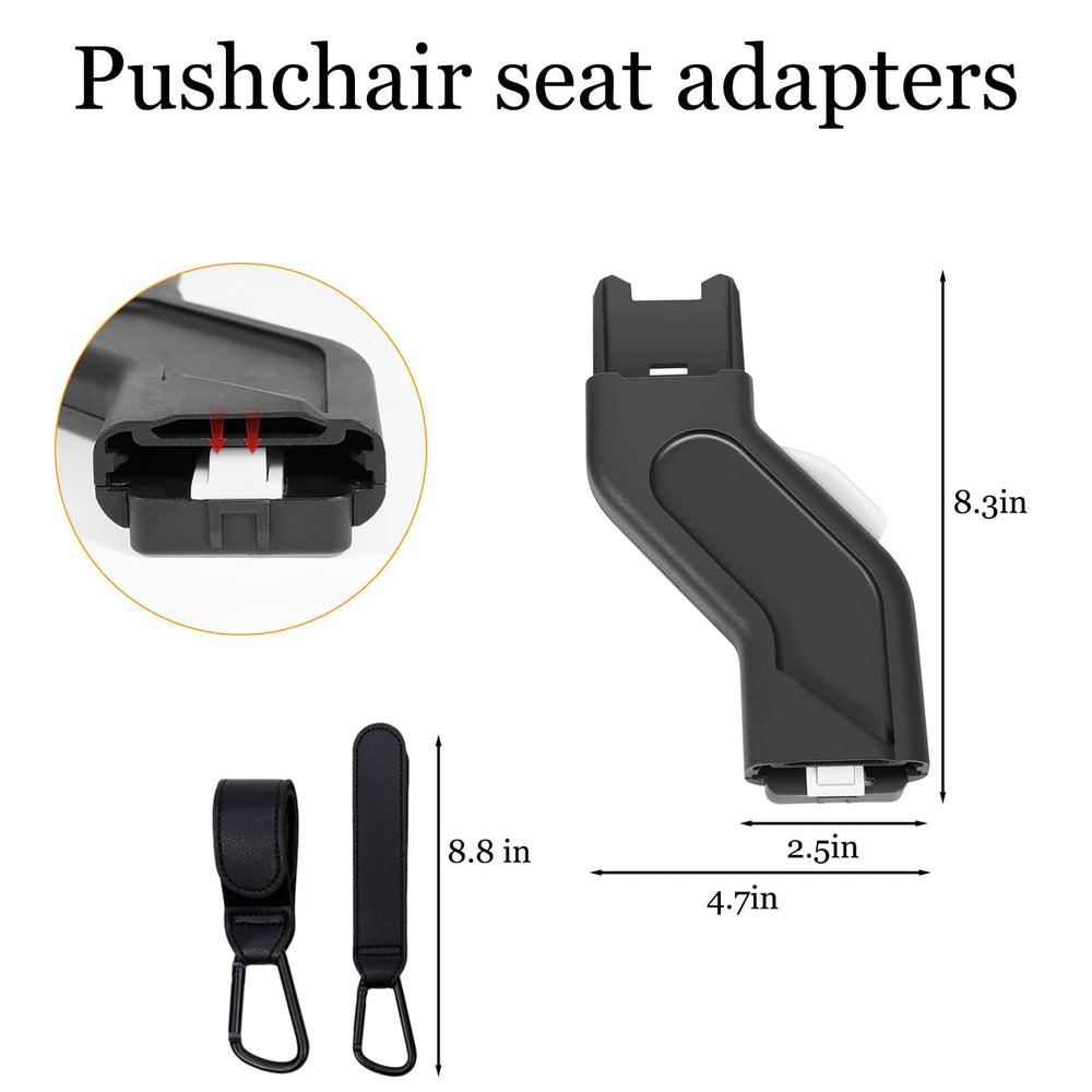 Henkgo upper adapter enables bassinet compatibility for newborn comfort.