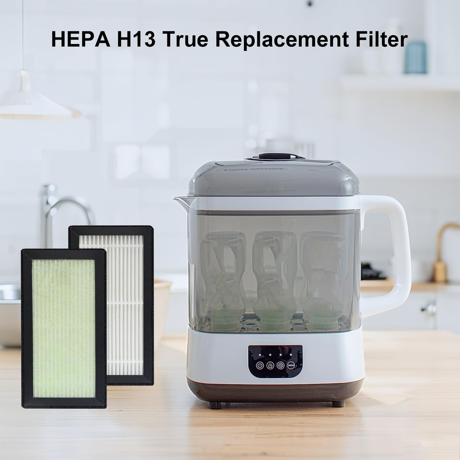 Henmfely easy-install illustration demonstrating tool-free replacement