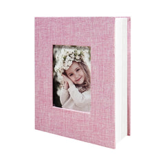 HenPisen 4x6 photo album with 100 pockets and top-loading design for easy insertion