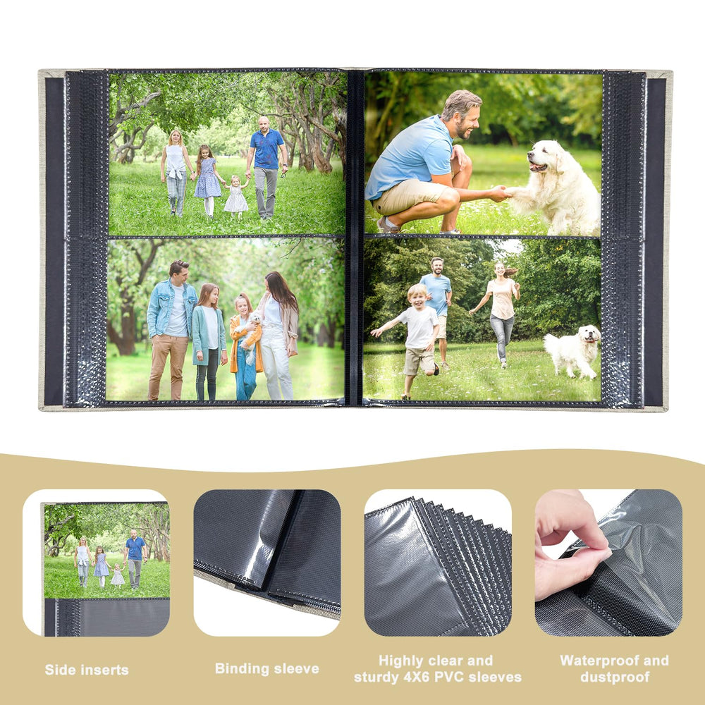 HenPisen album with embossed linen cover for durable, elegant protection