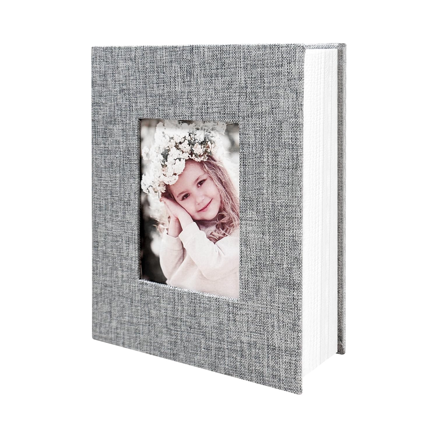 HenPisen photo album front linen cover ideal for elegant keepsake gifting