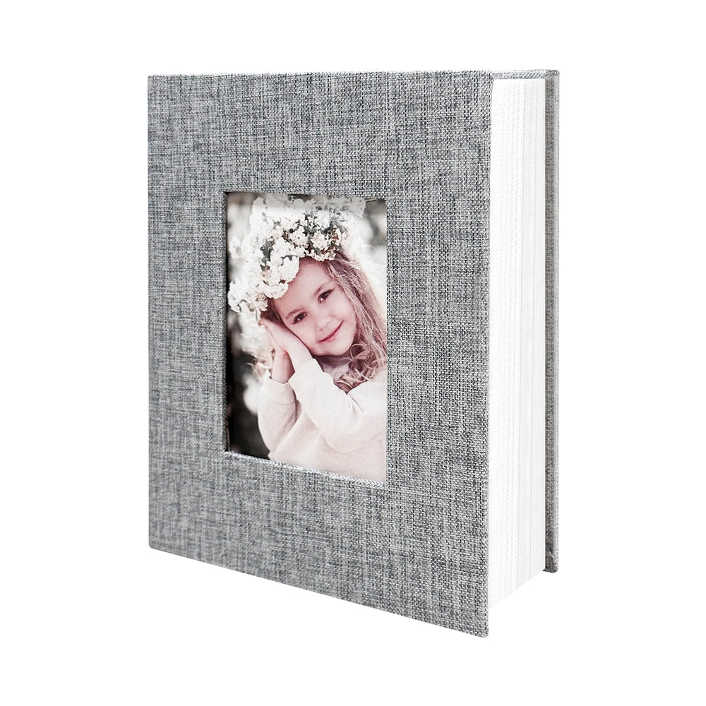 HenPisen photo album front linen cover ideal for elegant keepsake gifting