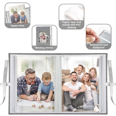 HenPisen Photo Album PVC-free pink pages prevent damage, preserving vibrancy