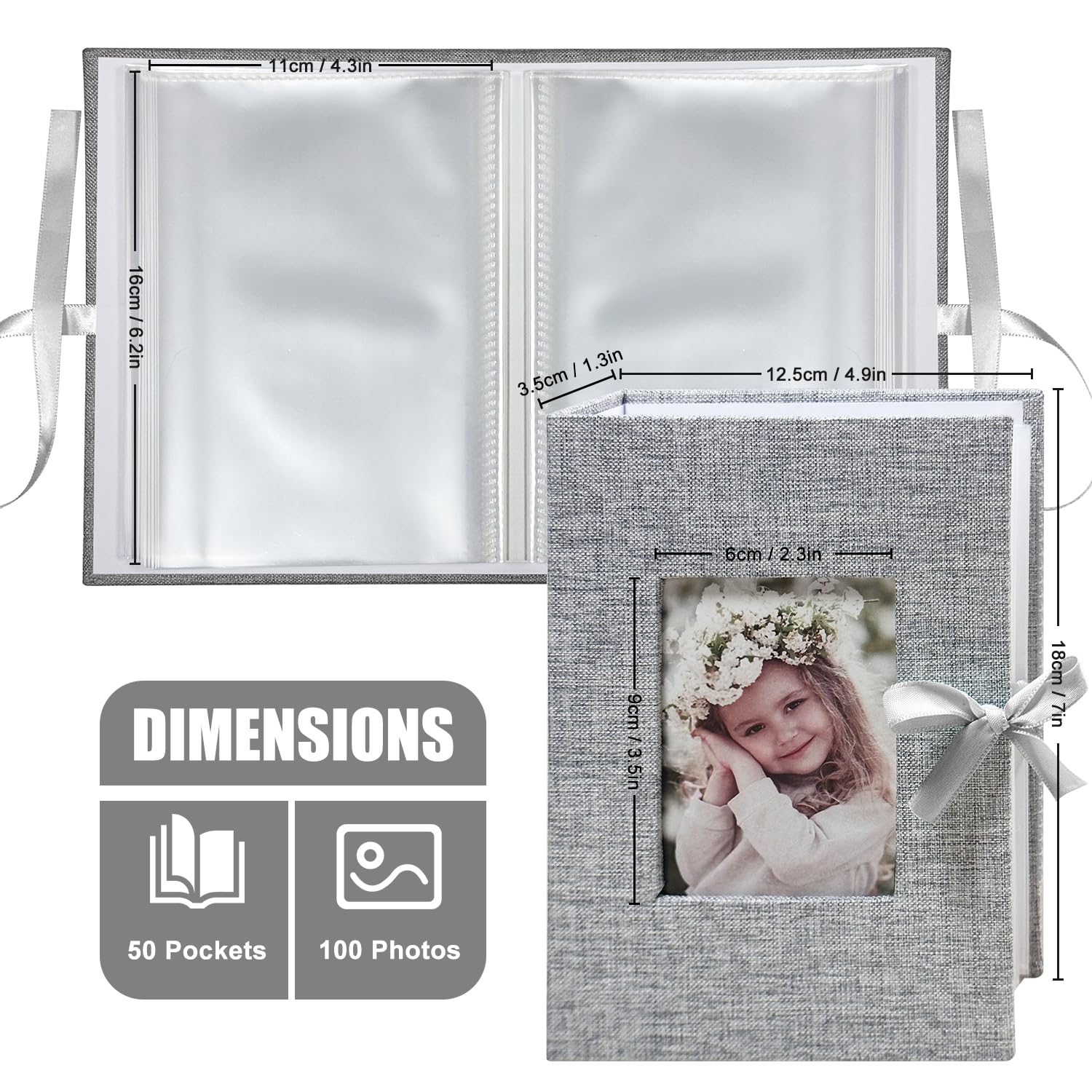HenPisen Photo Album top-loading pockets for quick, secure photo insertion