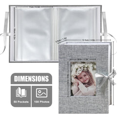 HenPisen Photo Album top-loading pockets for quick, secure photo insertion