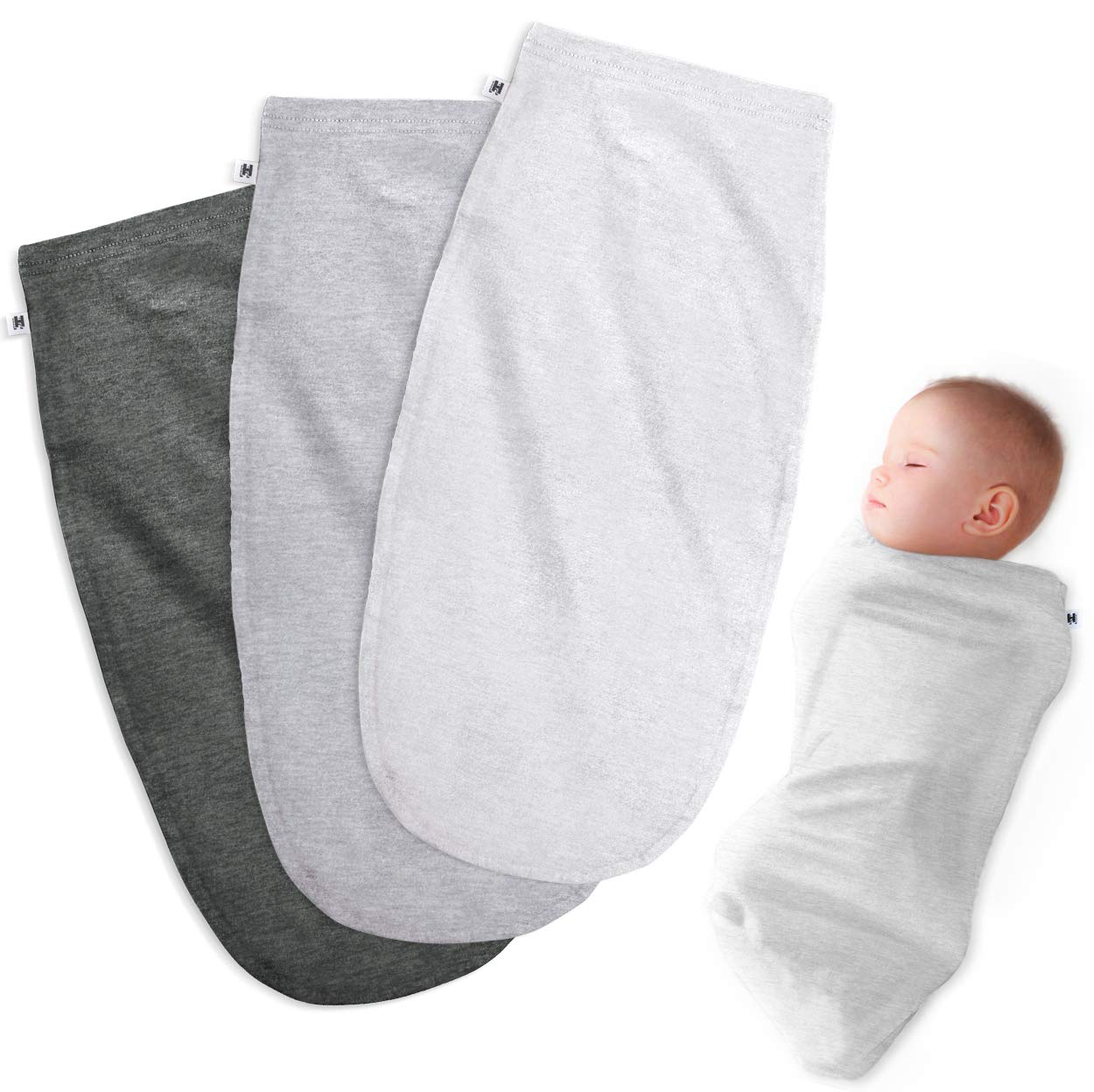 Henry Hunter swaddle sack soft cotton closeup for gentle baby comfort