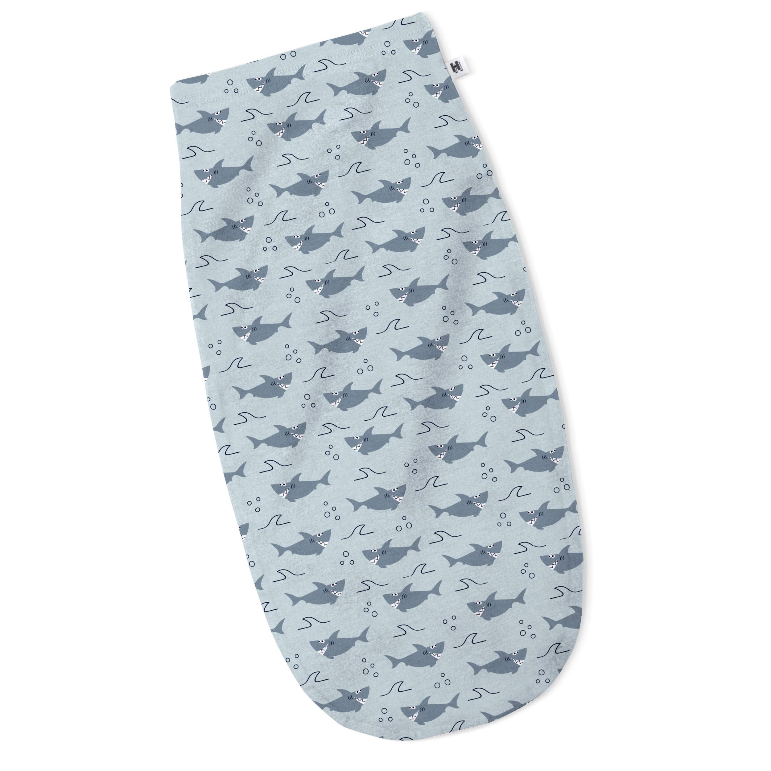 HH Henry Hunter light-heather swaddle closeup emphasizes gentle fabric against sensitive baby skin.