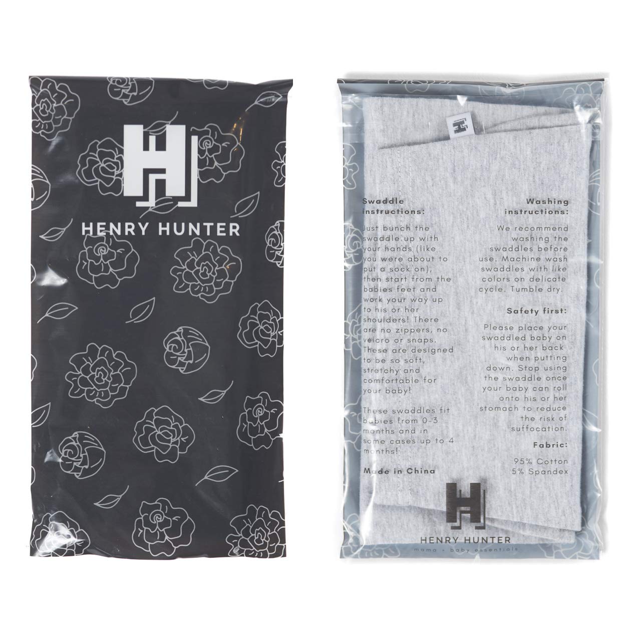 HH Henry Hunter washable swaddles simplify laundry with quick-wash performance.
