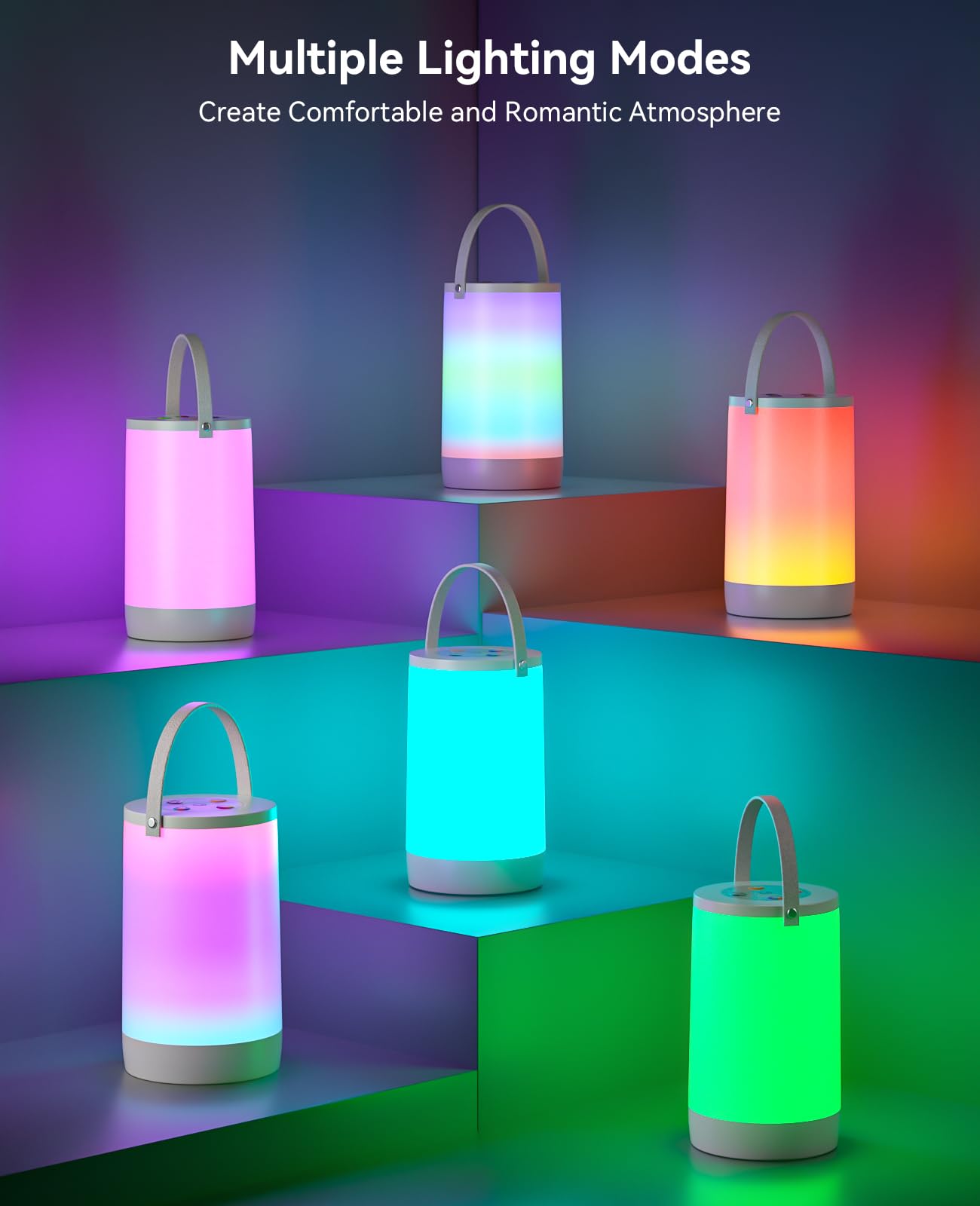 Hensam Night Light for Kids rhythm mode displays rotating scenes for imagination