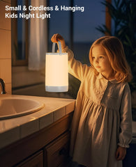 Hensam Night Light for Kids static color option highlights warm white glow