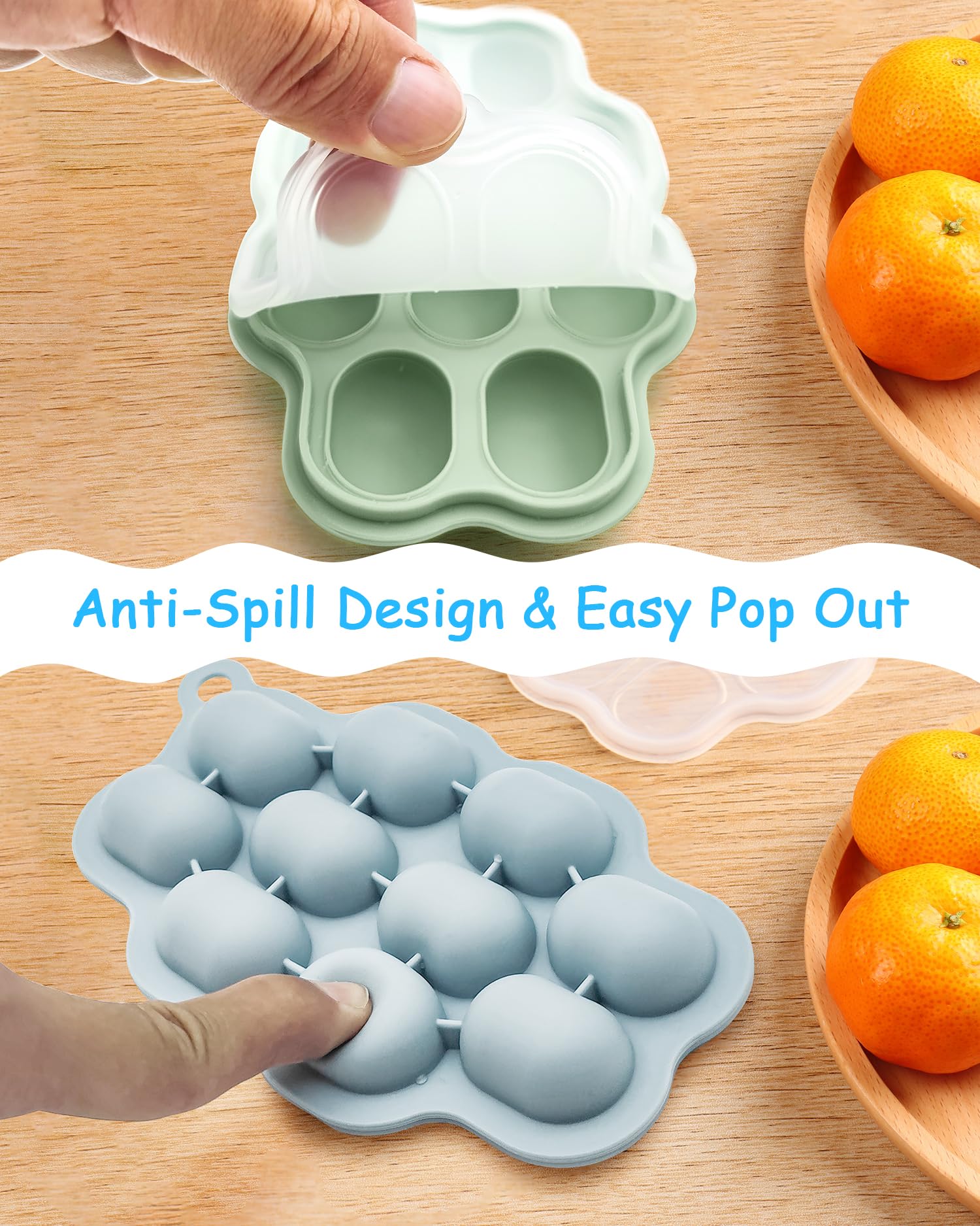 HEOMOONE baby food storage container for organized meals