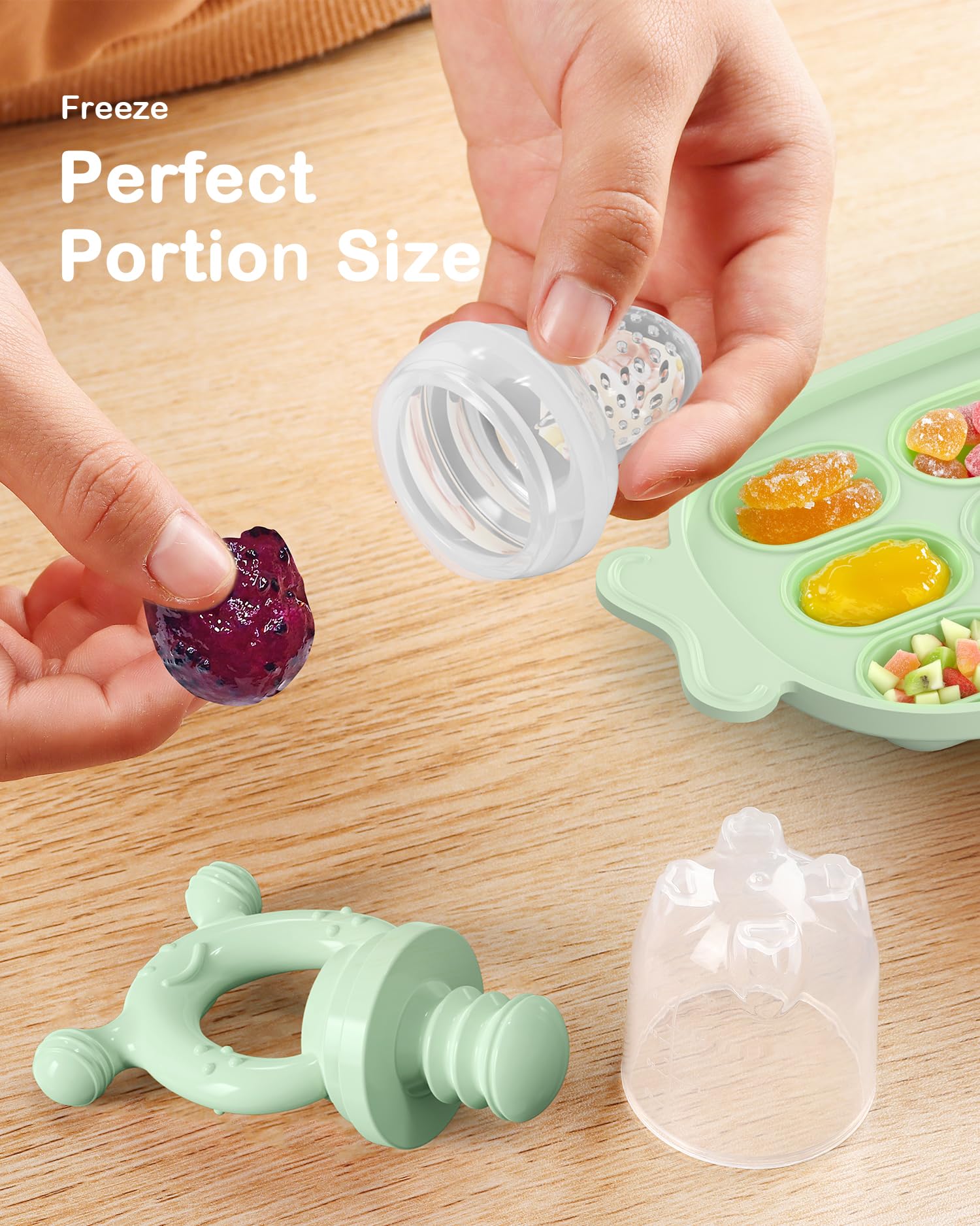 HEOMOONE Sage Green dishwasher-safe design simplifies cleaning after meals