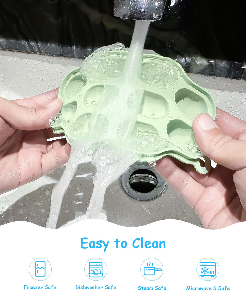 HEOMOONE sterilizable tray dishwasher safe for easy cleanup