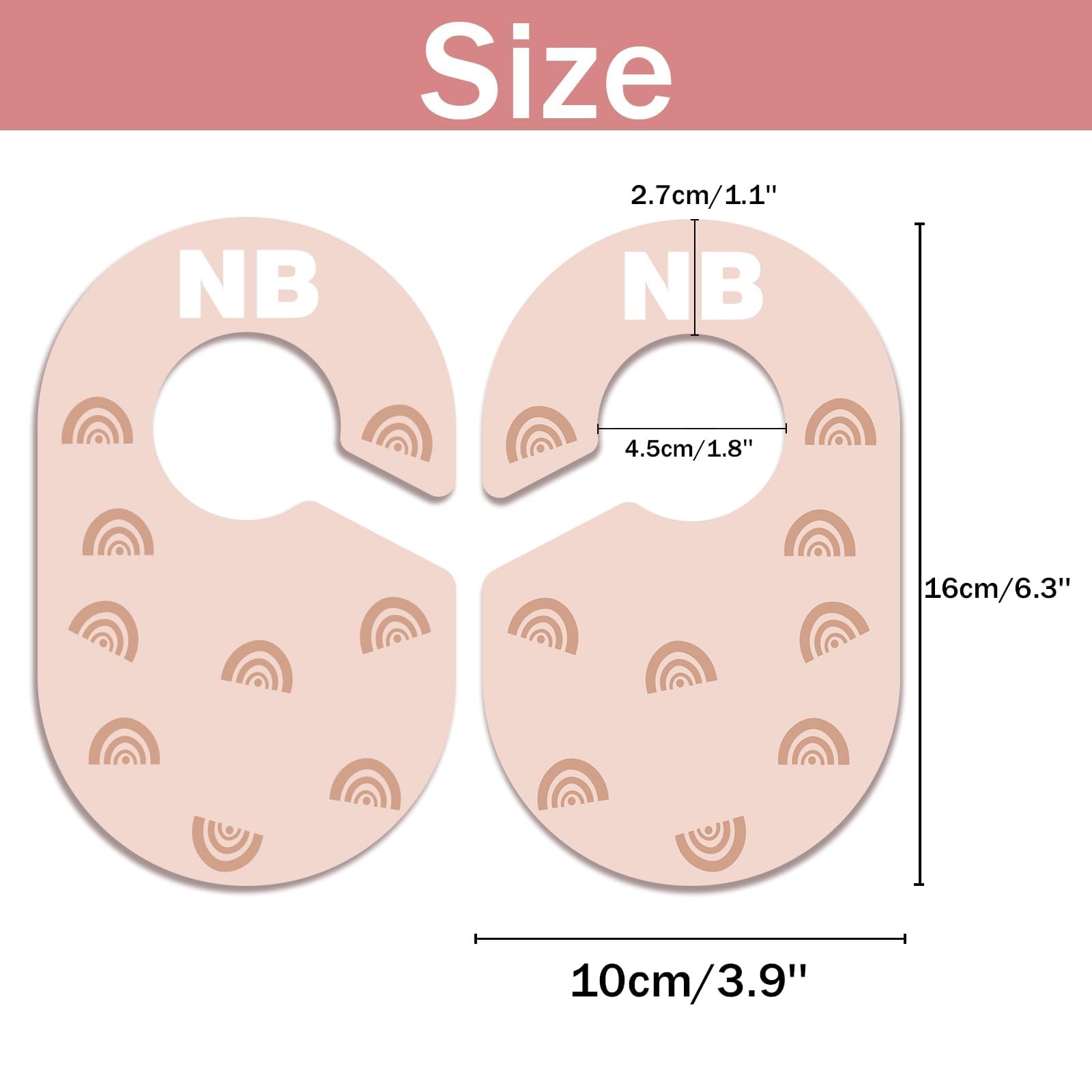 Hepertise Baby Closet Dividers help organize toddler wardrobe efficiently.