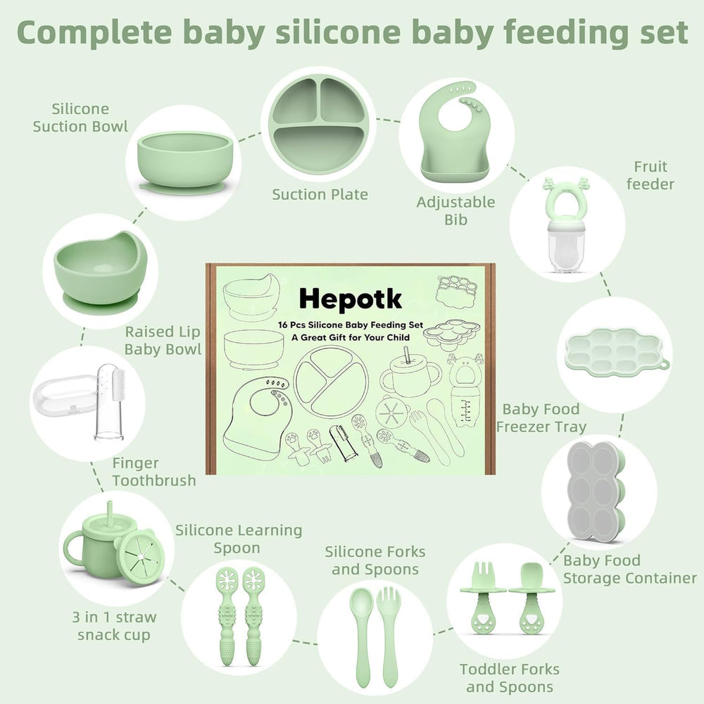 Hepotk teether and adjustable bib protect clothing and soothe gums
