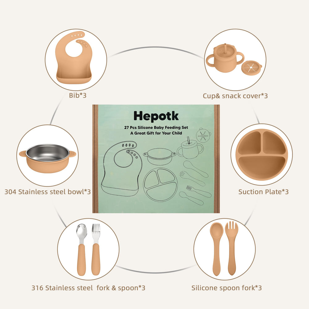 Hepotk dishwasher-safe set pieces cut cleanup time after meals.