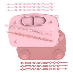 Hepotk baby placemats two-pack for travel-ready mealtime design