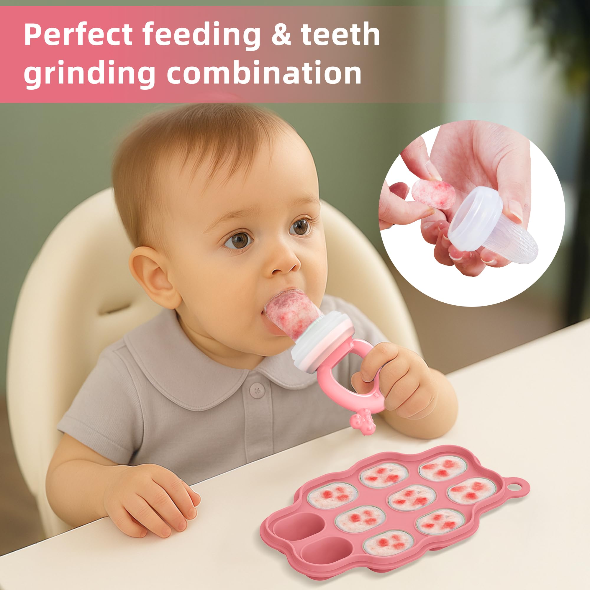 Hepotk silicone baby feeding set silicone plate for organized meals.
