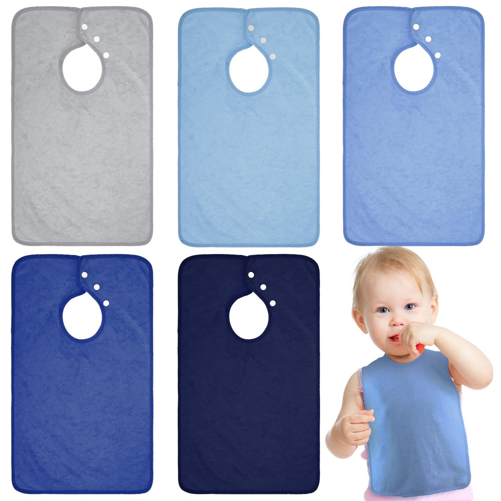 Hercicy full-coverage toddler bib close-up highlighting spill protection for mealtime