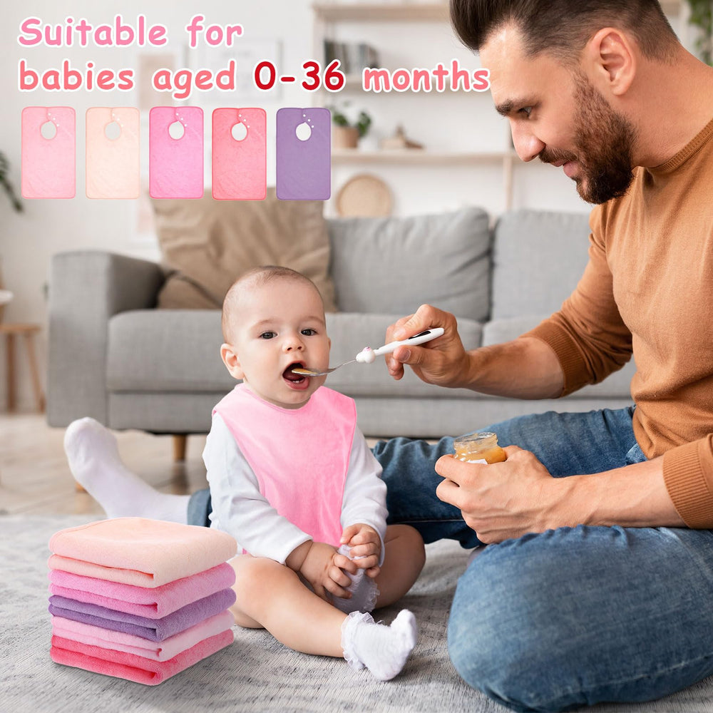 Hercicy multiuse bib doubles as burp cloth for travel