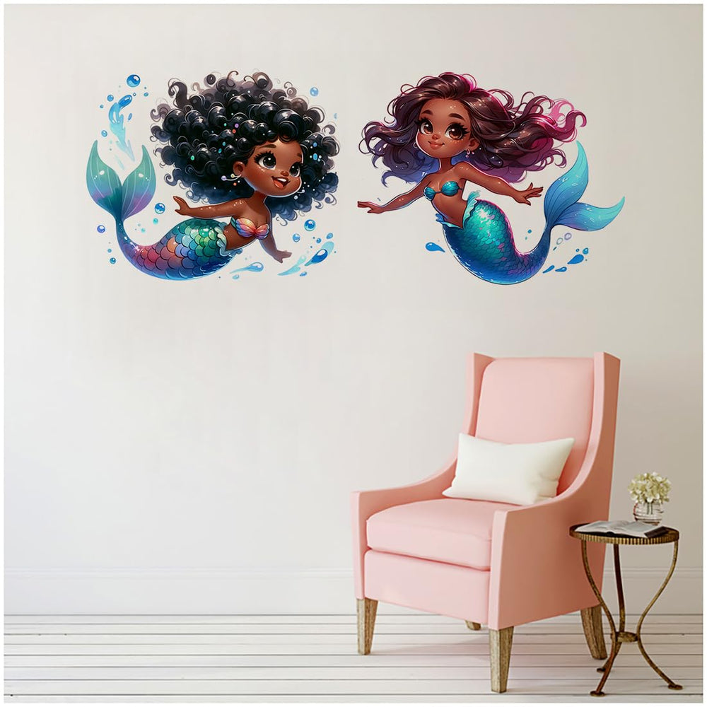 Heshengzaixian decal size 23.6x11.8 inches fits small walls and furniture.