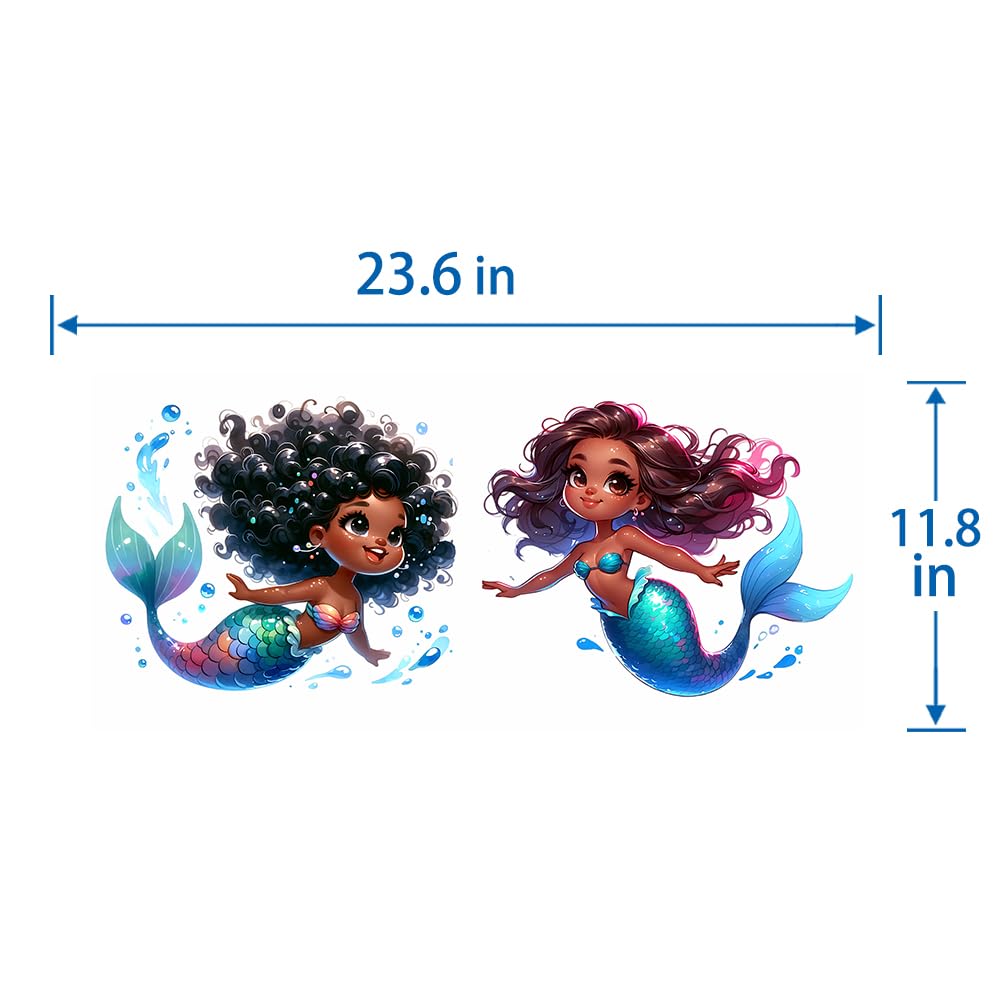 Heshengzaixian mermaid wall decal creates quick room makeover opportunities.