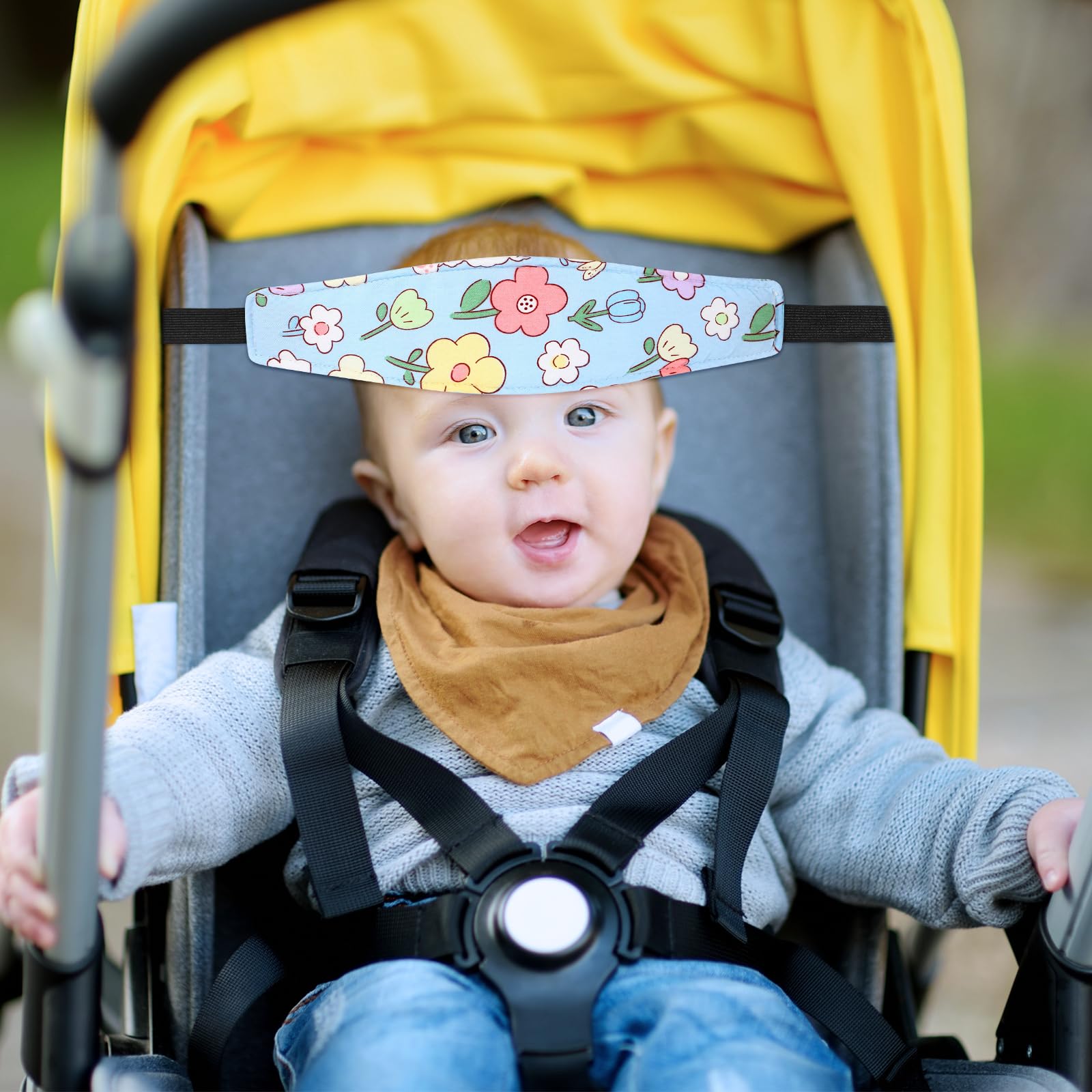Hestya adult-friendly headband, versatile neck support on the go.