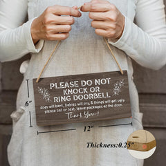Heuhuww no soliciting sign for house entry boosts visitor clarity