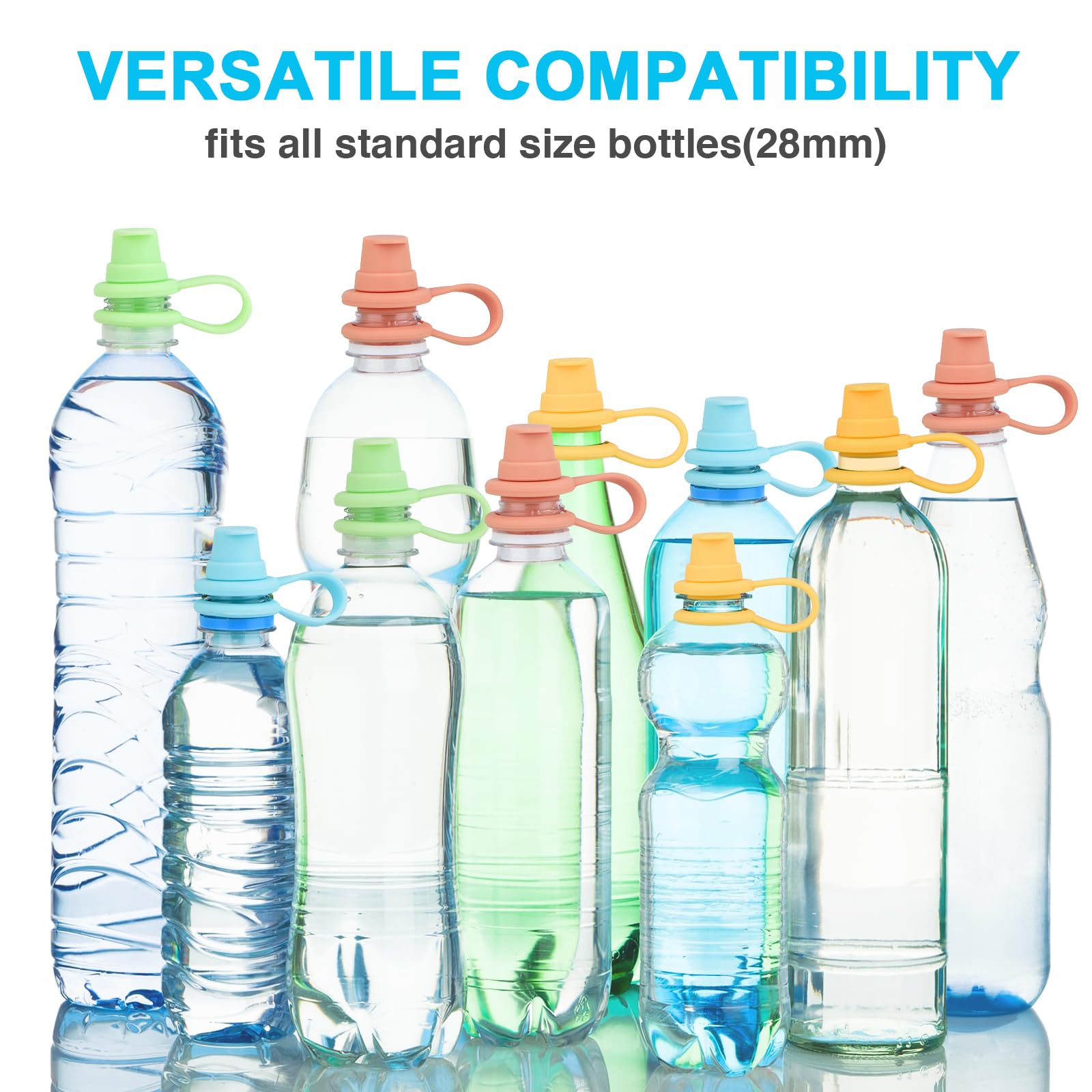 Heureuse bottle top demonstrates universal compatibility with standard bottles.