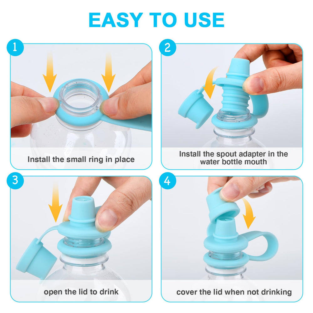 Heureuse four-color variants help identify bottles for everyday use.