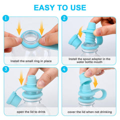 Heureuse four-color variants help identify bottles for everyday use.