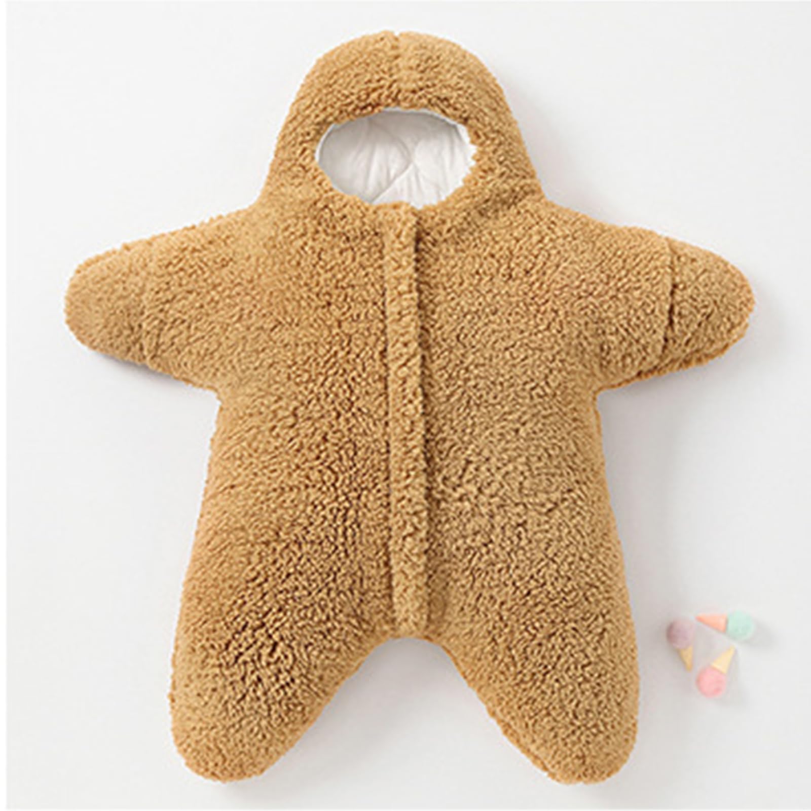 HEVOY Baby Sleeping Bag soft cashmere outer layer for warm nights.