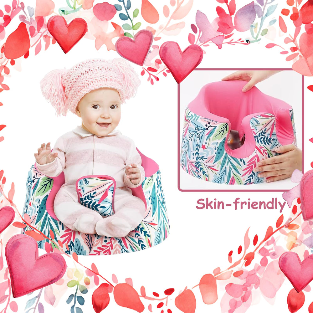 HEVOY seat cover rainbow pattern boosts nursery charm and comfort.