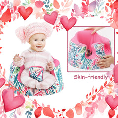 HEVOY soft polyester touch offers a comfortable, baby-friendly seating experience.