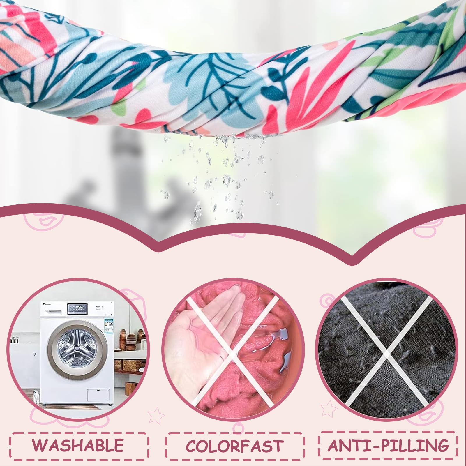 HEVOY washable colorfast anti-pilling cover stays looking new.