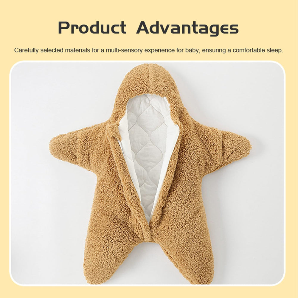 HEVOY Starfish swaddle demonstrates multi-functional design for versatility